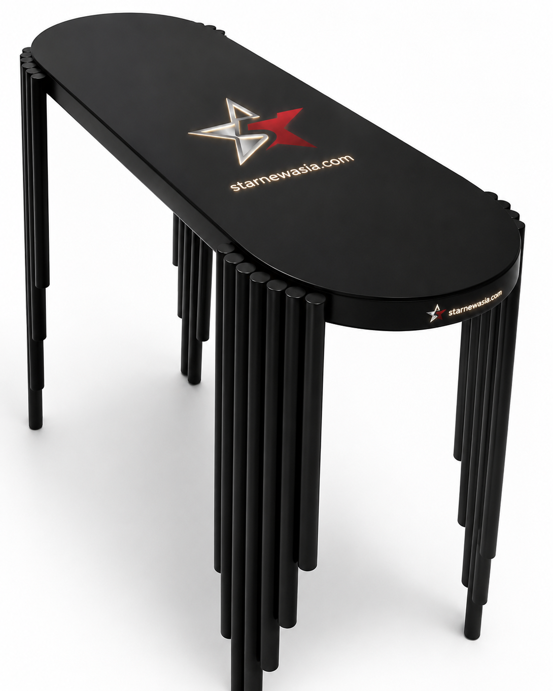 Modern matte black luxury console table by Star New Asia